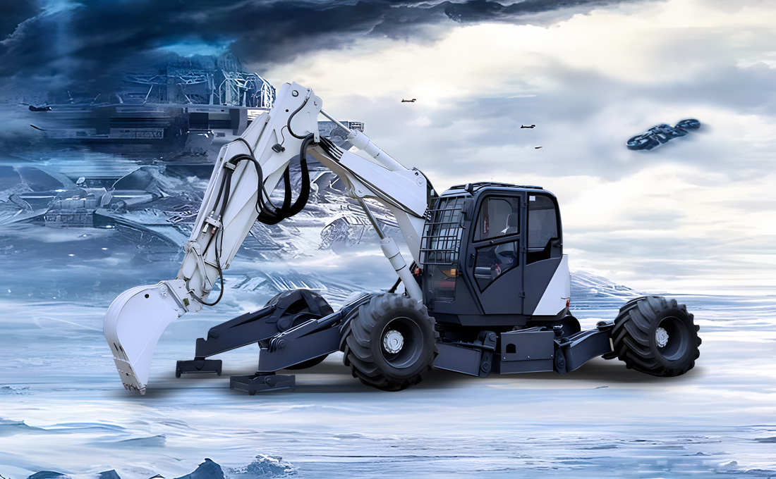 直川產(chǎn)品用在《流浪地球2》電影中的徐工螳螂... 